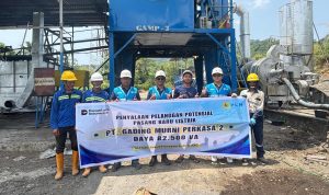 Memaknai Hari Pelanggan Nasional (Harpelnas) 2026 dengan aksi nyata, PT PLN (Persero) Unit Layanan Pelanggan (ULP) Siau resmi melakukan penyambungan listrik baru berdaya 82.500 VA untuk mendukung operasional PT Gading Murni Perkasa 2.