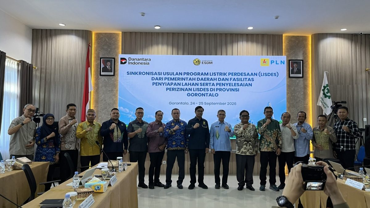 PT PLN (Persero) Unit Induk Distribusi Sulawesi Utara, Sulawesi Tengah, dan Gorontalo (UID Suluttenggo) bersama Pemerintah Provinsi Gorontalo, pemerintah kabupaten/kota, serta Direktorat Jenderal Ketenagalistrikan (DJK) Kementerian Energi dan Sumber Daya Mineral (ESDM) memperkuat sinergi untuk mendorong pemenuhan rasio elektrifikasi di Provinsi Gorontalo.