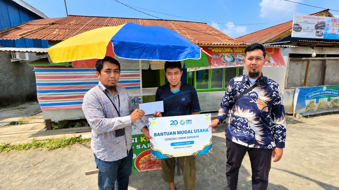 Yayasan Baitul Maal (YBM) PT PLN (Persero) Unit Pelaksana Pelayanan Pelanggan (UP3) Luwuk kembali menegaskan komitmennya dalam menggerakkan perekonomian akar rumput.